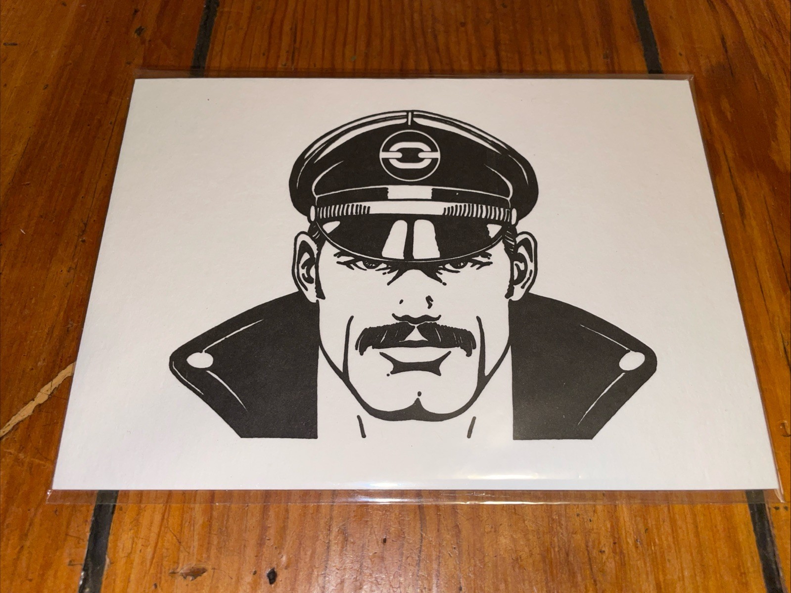 MSC Helsinki 40th Anniversary Tom of Finland Letterpress Post Card, Sealed NEW