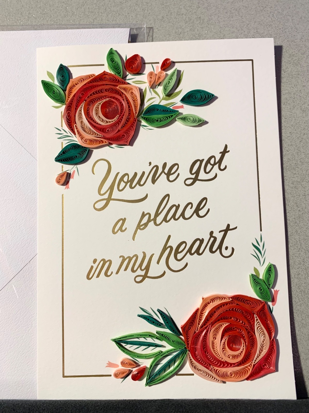 Happy Mother’s Day Love Appreciation! Gorgeous Framable Quilling Card Roses!