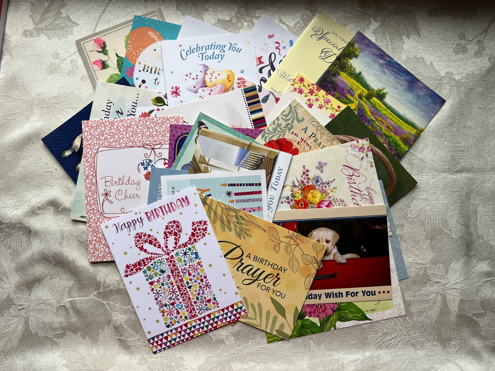 Unbranded Birthday Greeting Cards lot of 27 with envelopes