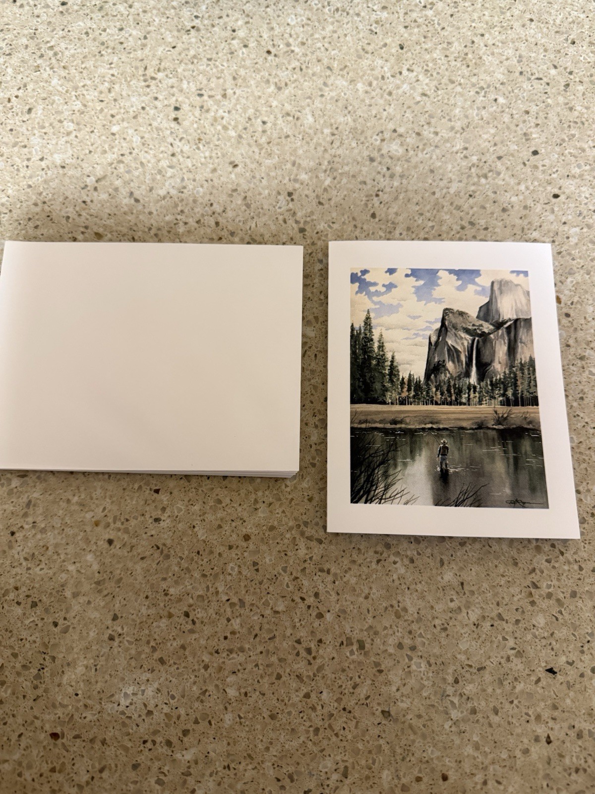 Printed Set of 10 Notecards Artwork by David J. Rogers Blank Inside New No Box