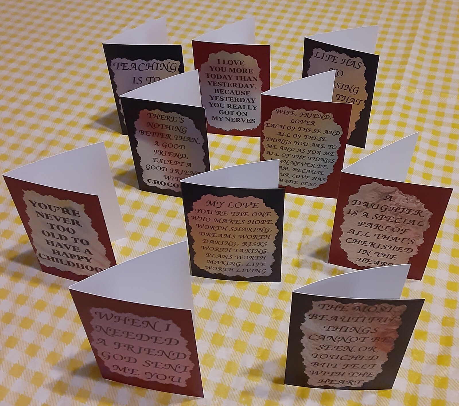 Any Occasion Love Note Card 2036C Wife Friend Lover Marriage Friendship Family