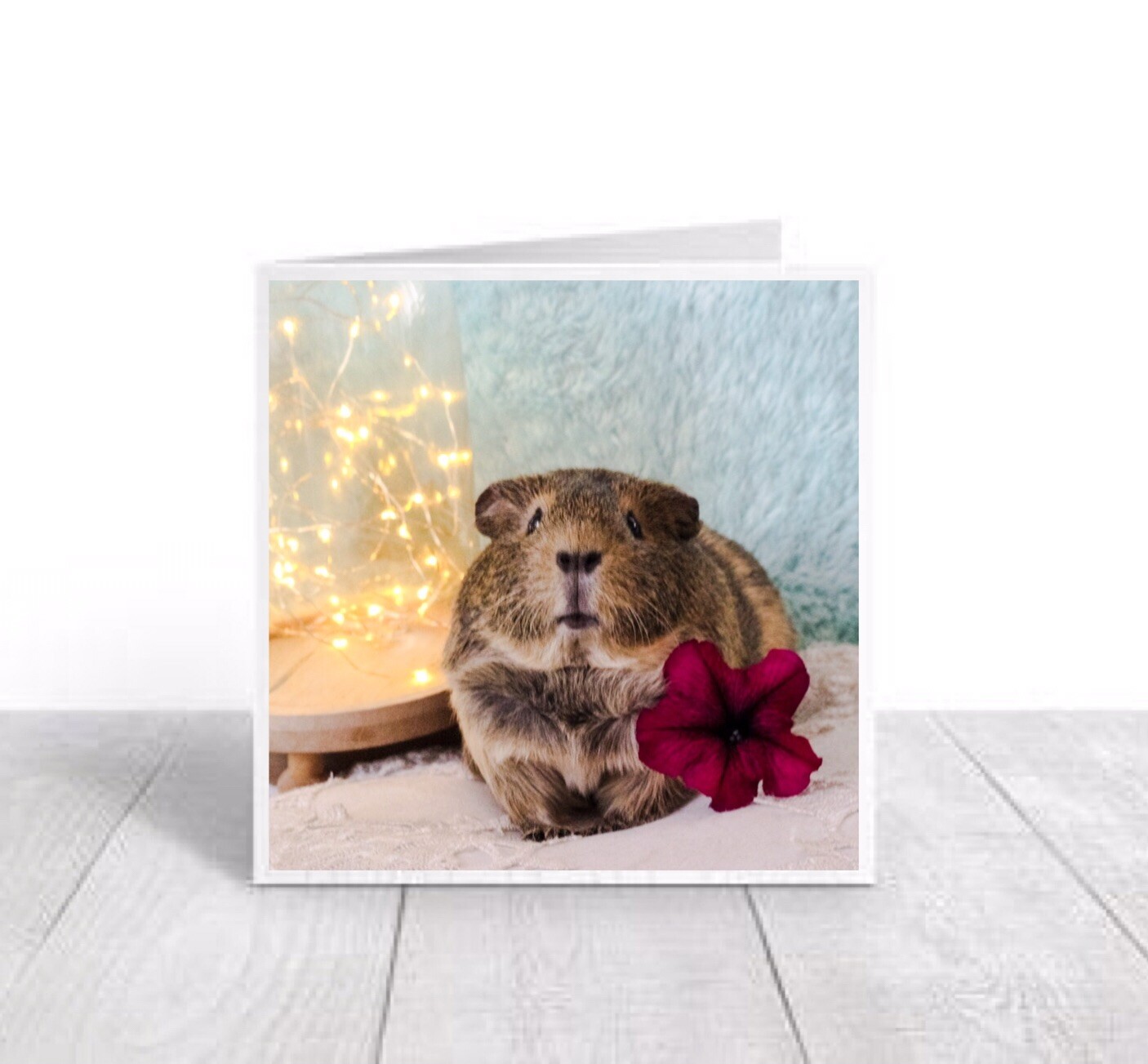 Guinea Pig Greeting Card |Cute Animal Card | Handmade Blank Card |Pet Lover Gift
