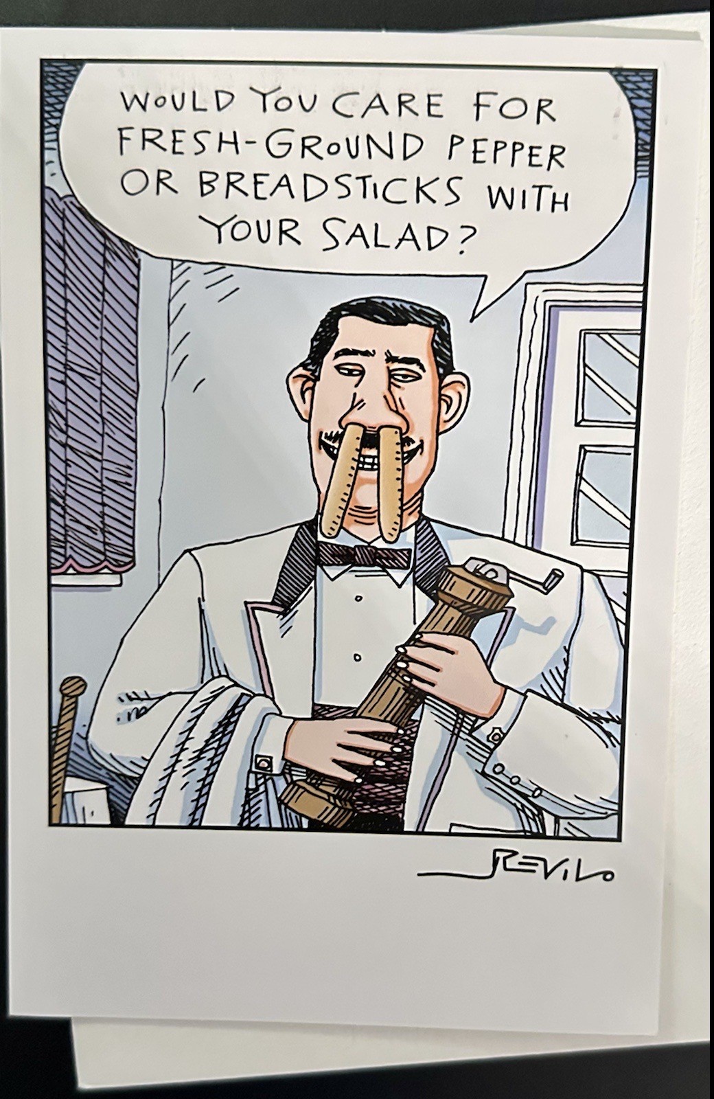 ** HAPPY ANNIVERSARY GREETING CARD ** ADULT NOVELTY /HUMOR/ ANNIVERSARY DINNER