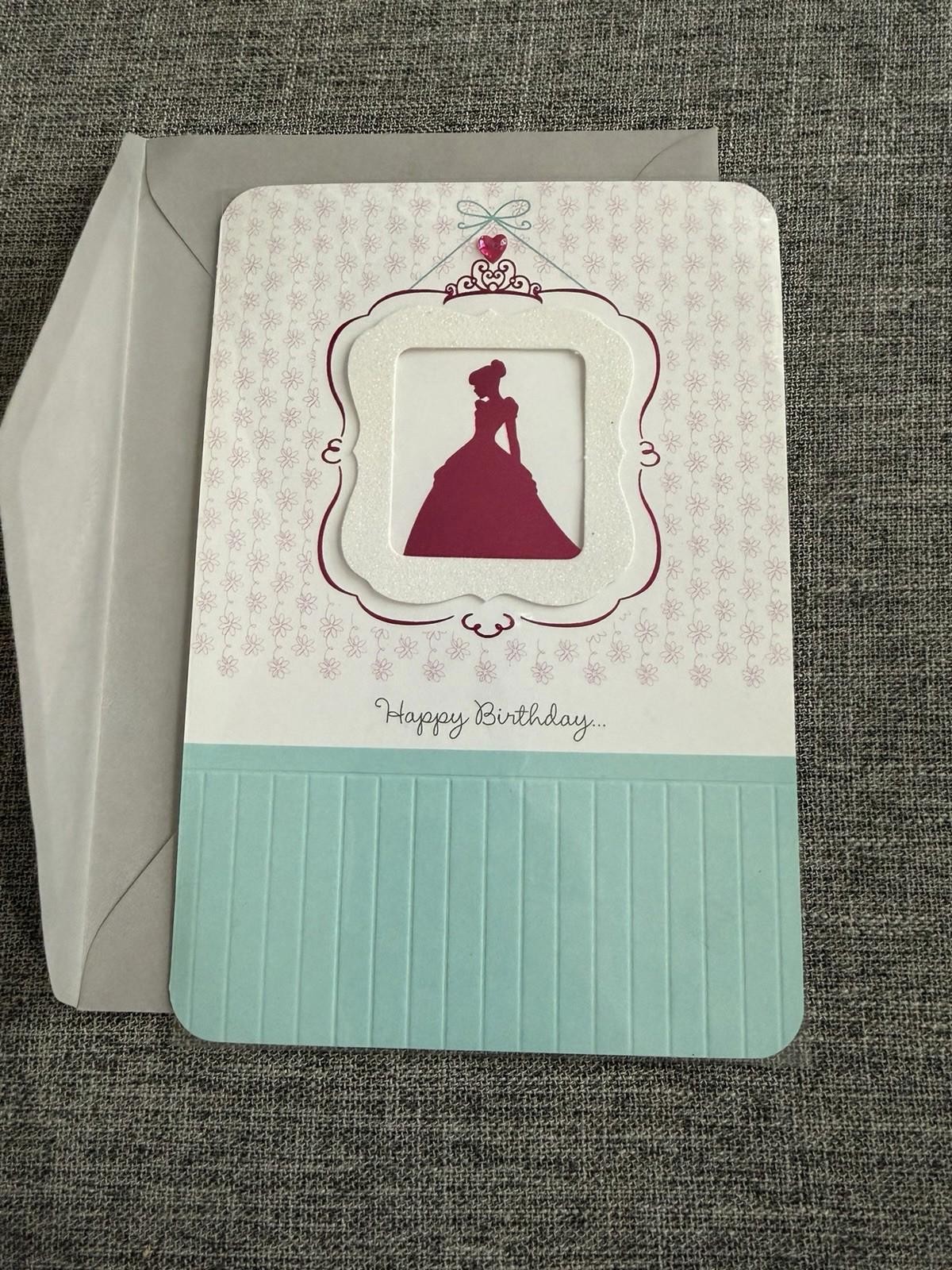 Hallmark Disney Birthday Greeting Card Cinderella Happy Birthday To My Favorite