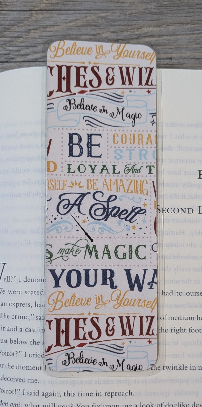 Wizards & Company Cardstock Laminated Bookmark – Spells Believe In Yourself