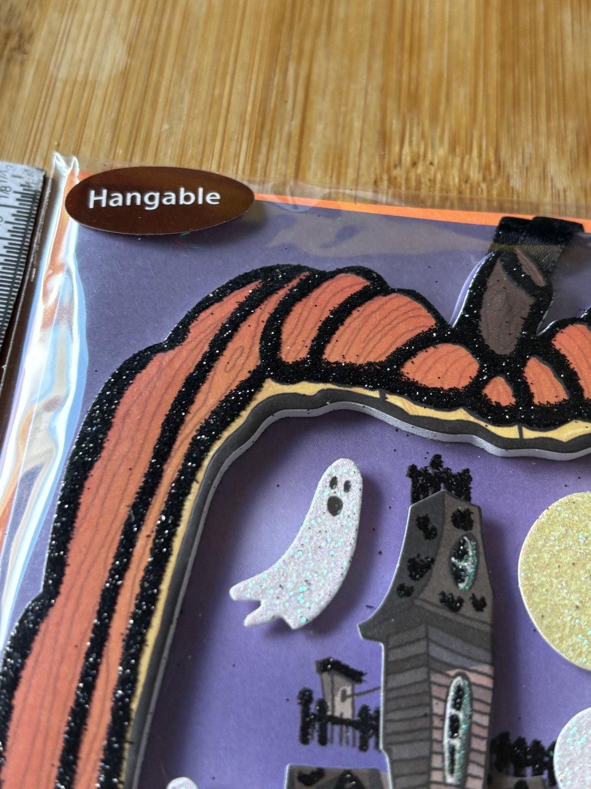Papyrus Greeting Card Happy Halloween Hallows Eve Note 3D Pumpkin Hanging Spooky