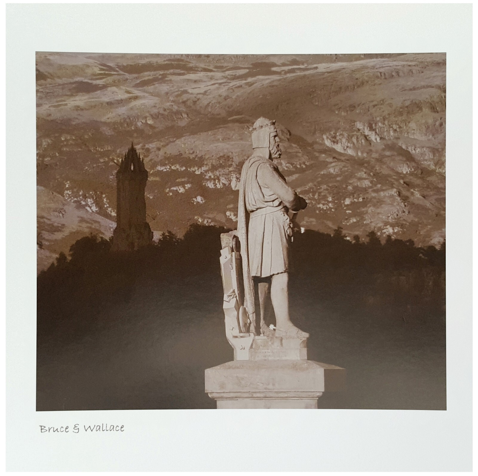 LYRICAL Scotland 6 Set Of 15cm x 15cm Bruce & Wallace Scene of Scotland Birthday