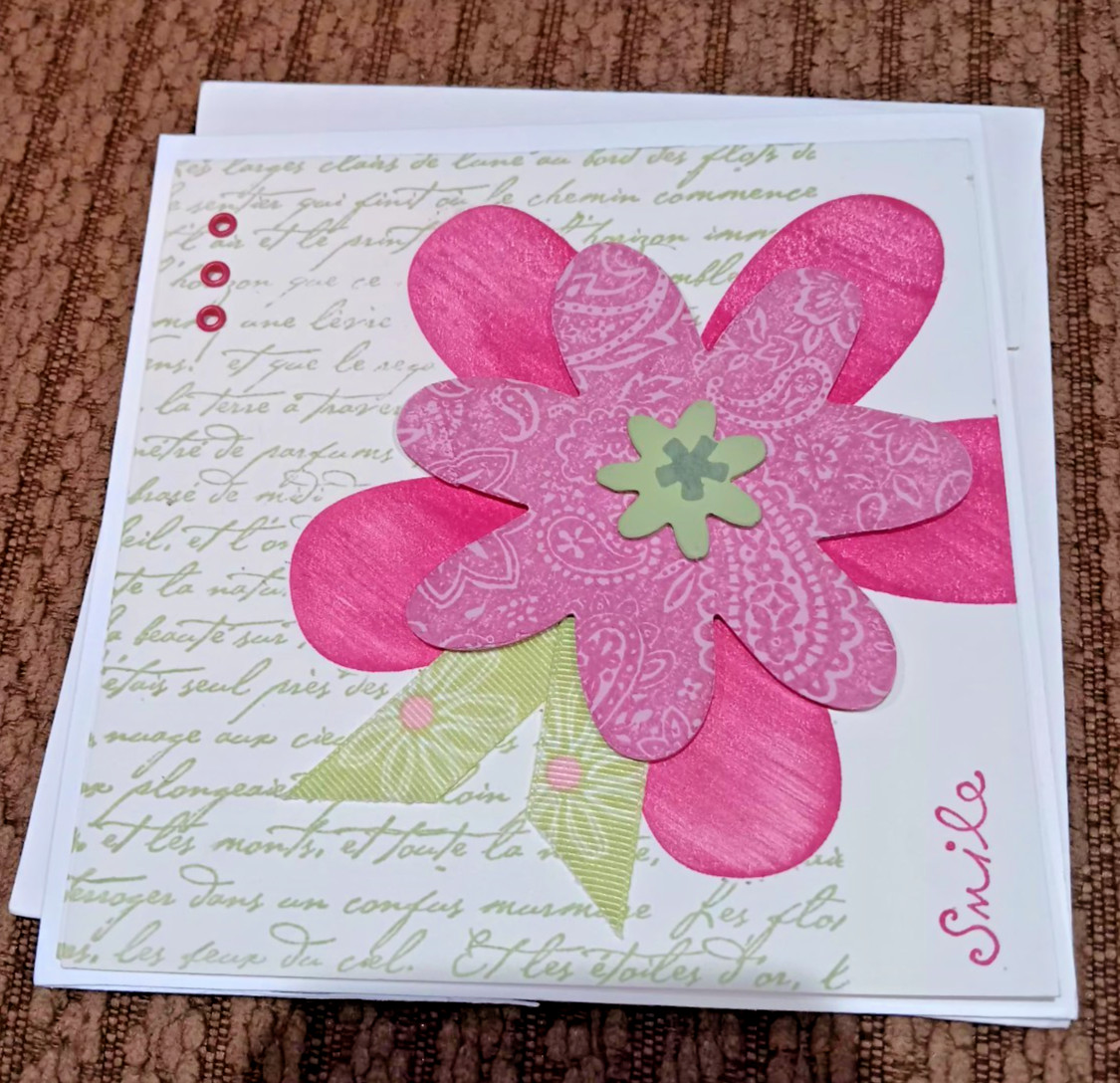 Lot of 6 Greeting Cards w/envelopes NEW ~ UNUSED (4)homemade, (2)Hallmark