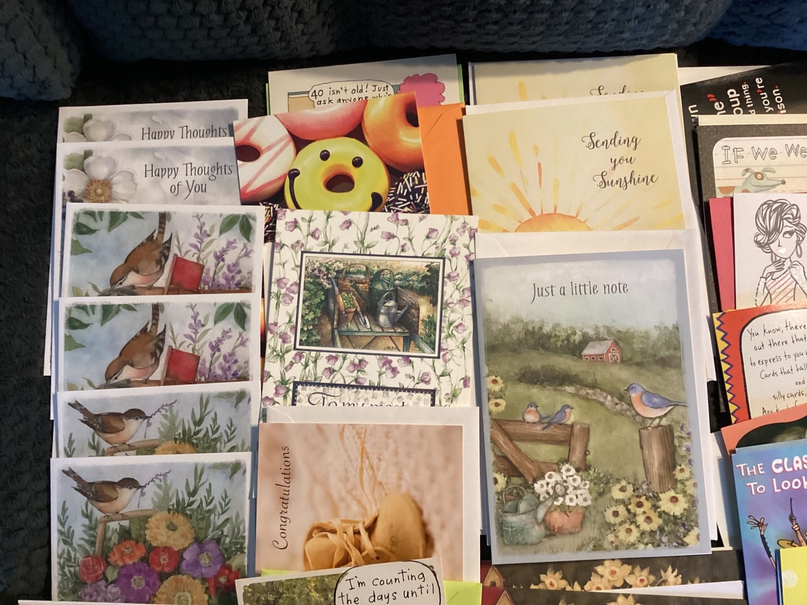 HALLMARK+ GREETING CARD ASSORTMENT ~ 34+ ~ ALL OCCASION-CURRENT, LEANIN TREE~NEW