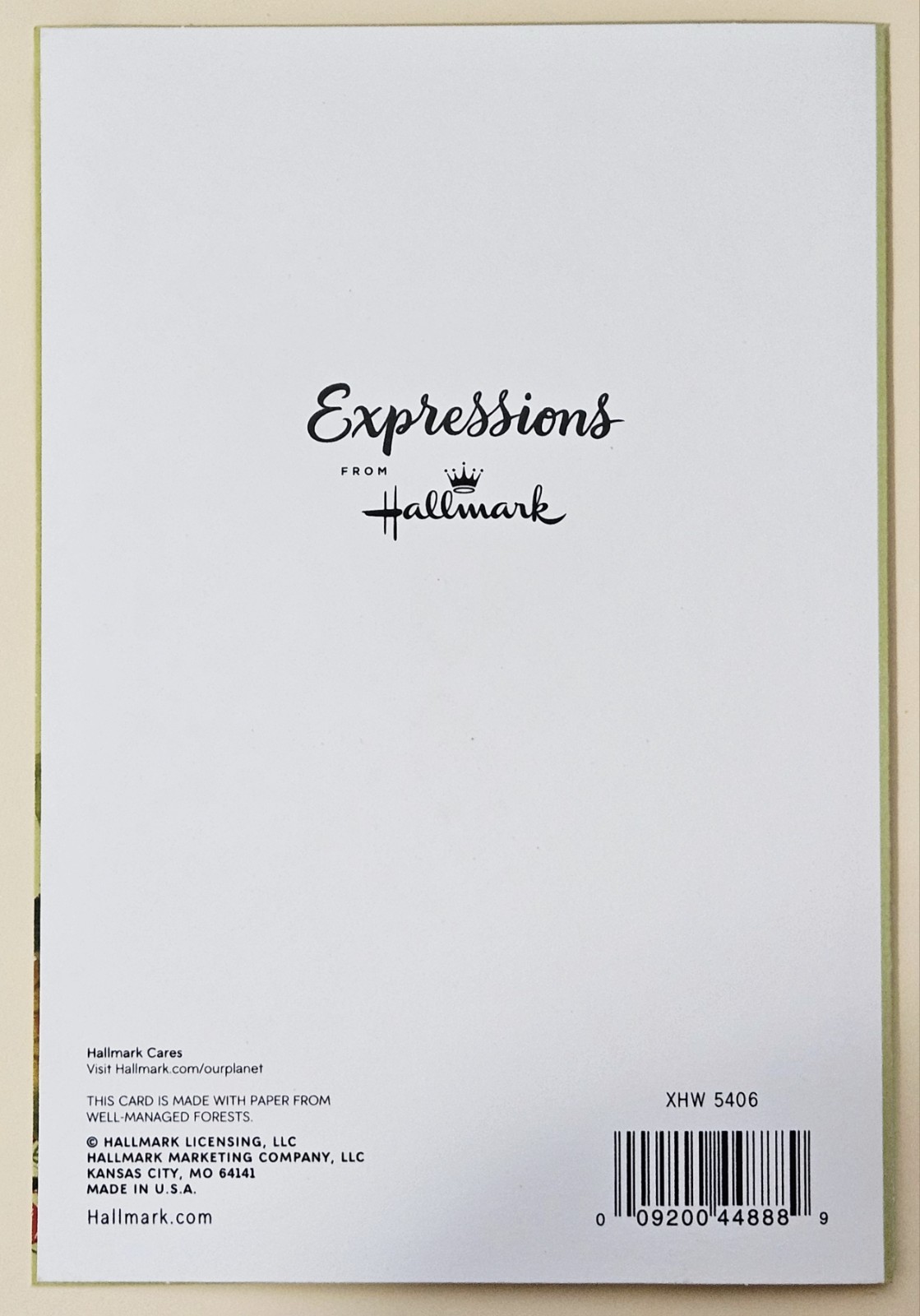 Merry Christmas For My Friend /Greeting Card Large Format (+ Envelope 5.5×8″)