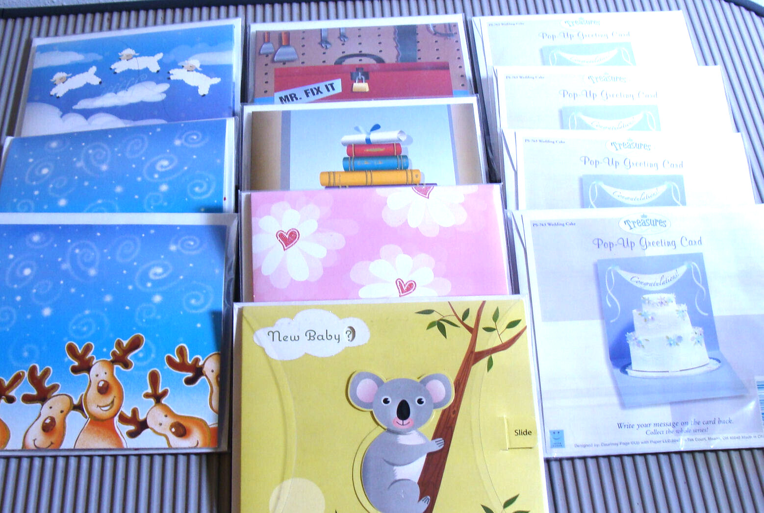 11 Treasures Pop Pp Cards New in Package Variety Holidays