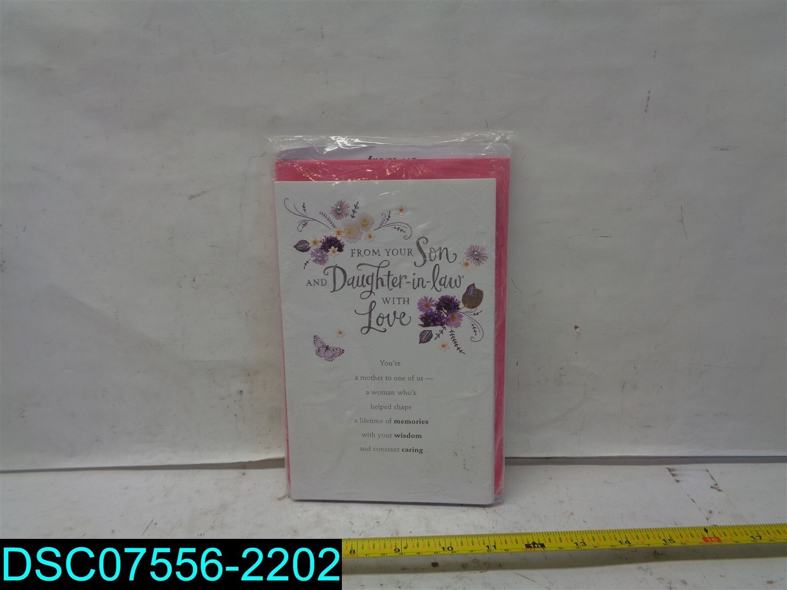 QTY=3: FROM YOUR SON AND DAUGHTER IN LAW MOTHERS DAY CARD 605030483566