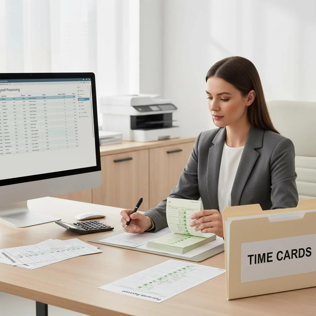 Weekly Time Cards 1-Sided, 3-1/2″ x 9″, Named Days, 100-Count,Time Cards for Emp