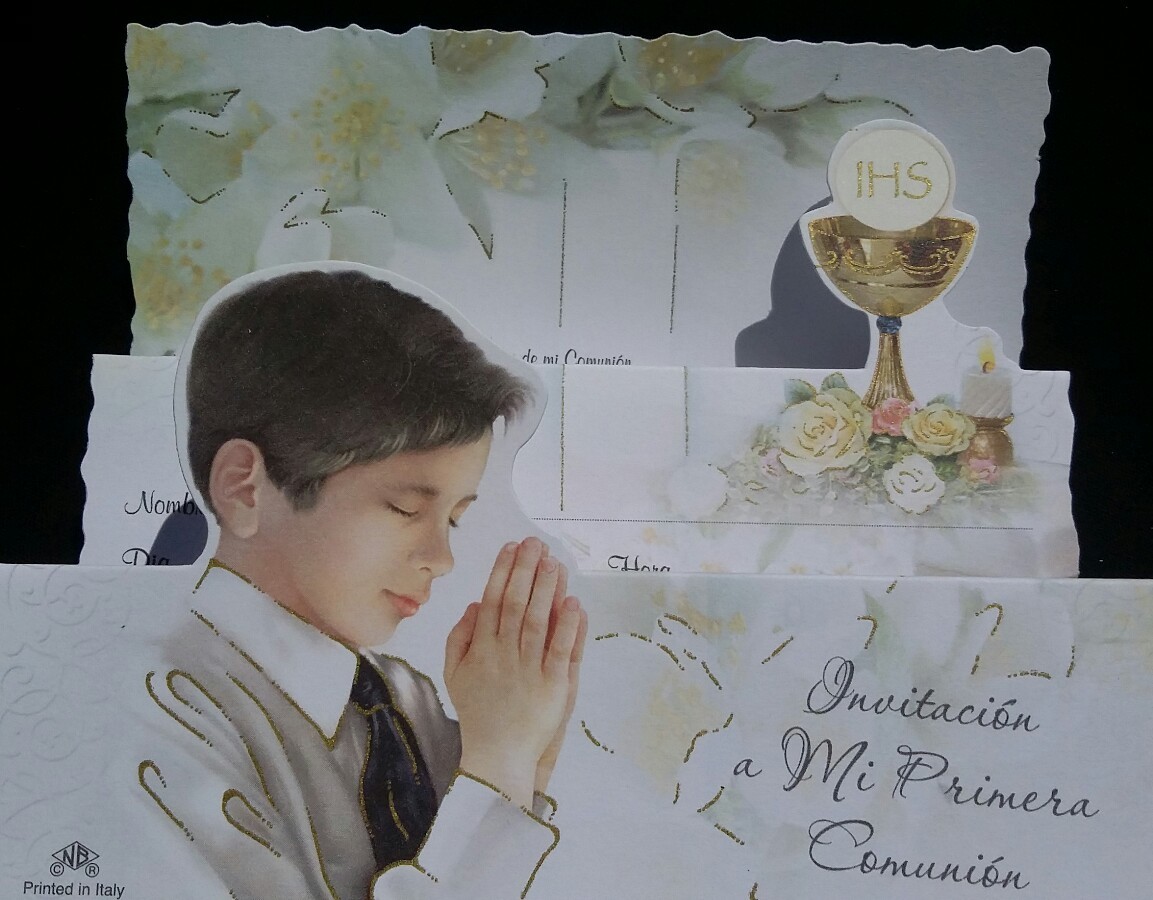 Invitaciones de Primera Comunion (Spanish First Communion Invitations)Nino