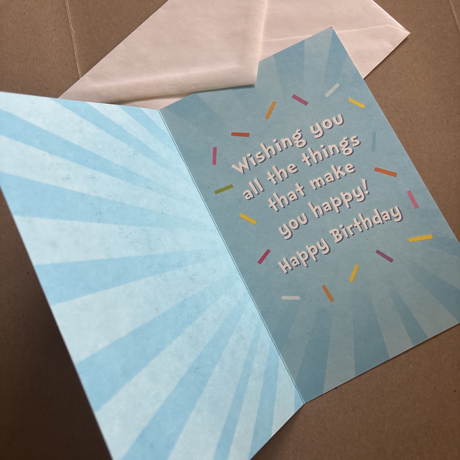 Birthday Brother May Your Wishes Come Thru 5’x7.75″ Stockwell Greeting Card
