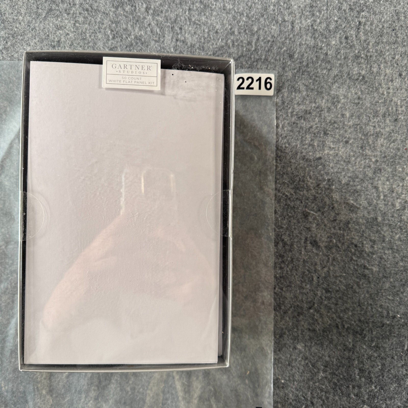 Gartner Studios White Blank Flat Panel Note Card Kit with Envelopes Lot of 2