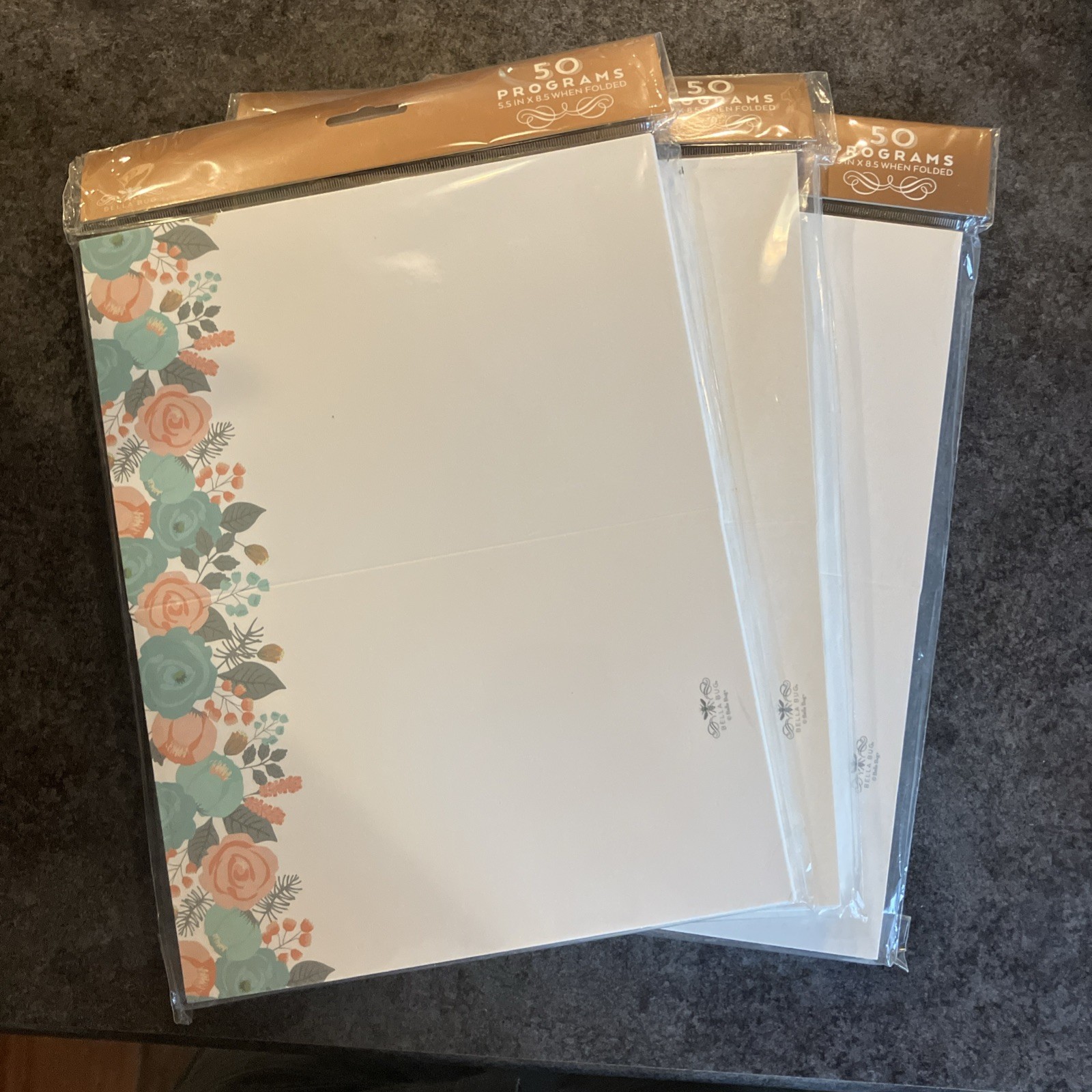 Lot of 150 Bella Bug Stationary Programs, New In Sealed Pkgs. You Get All 3 Pkgs