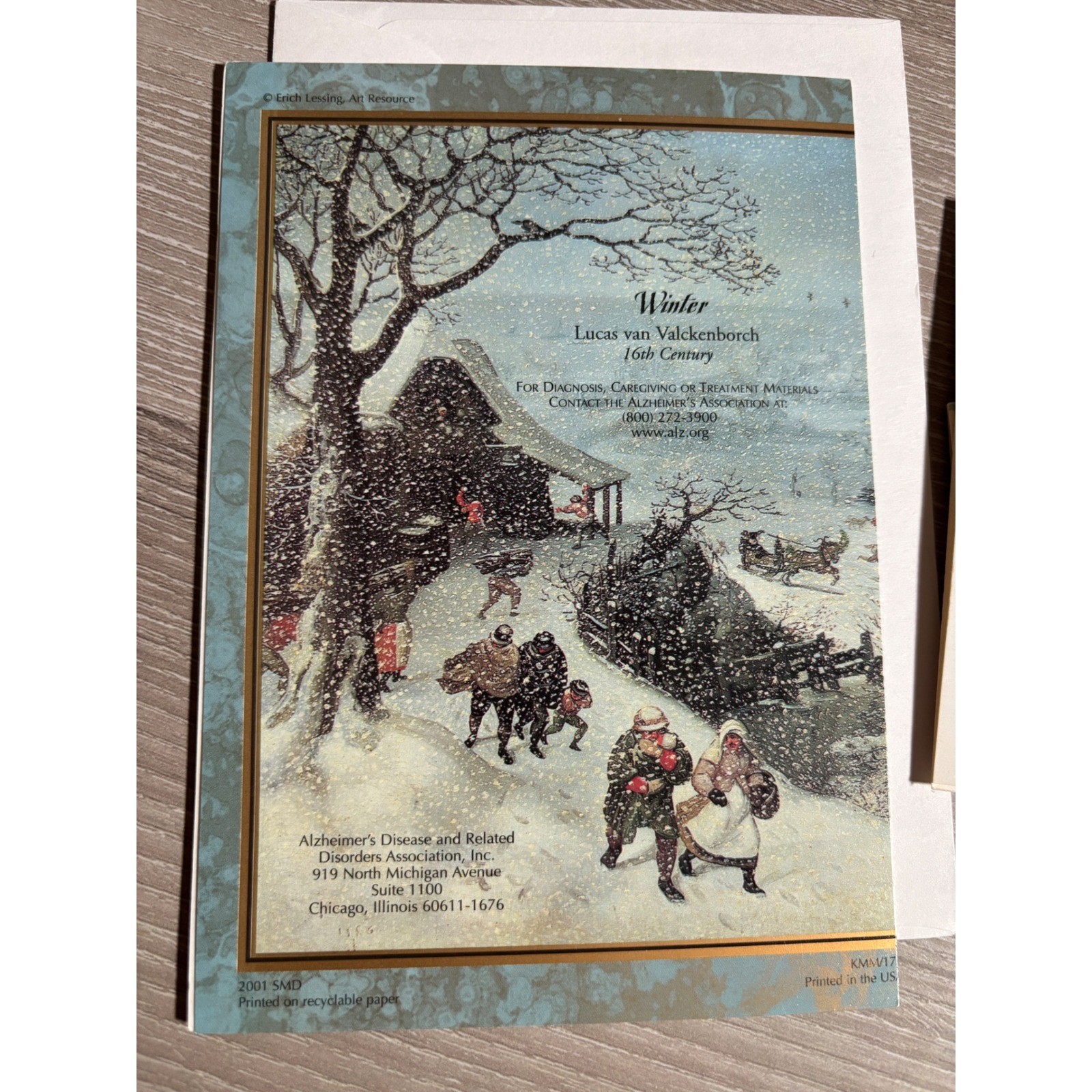 Vintage Christmas Greeting Cards Lot of 7 Assorted Winter Scenes Envelopes