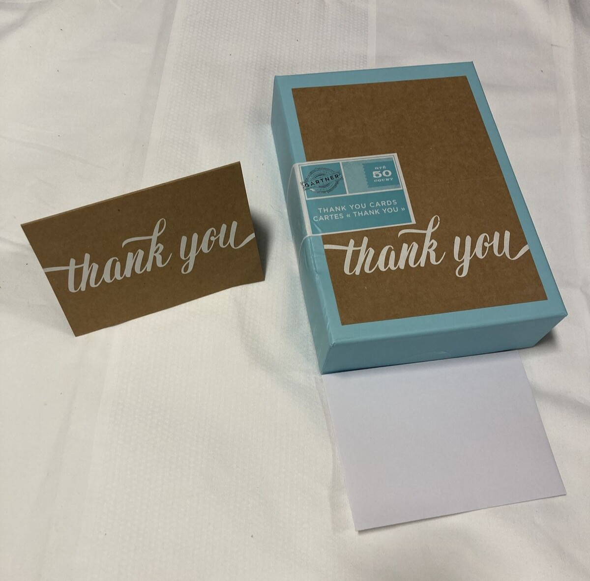 “Thank You” Cards 50 count Gartner
