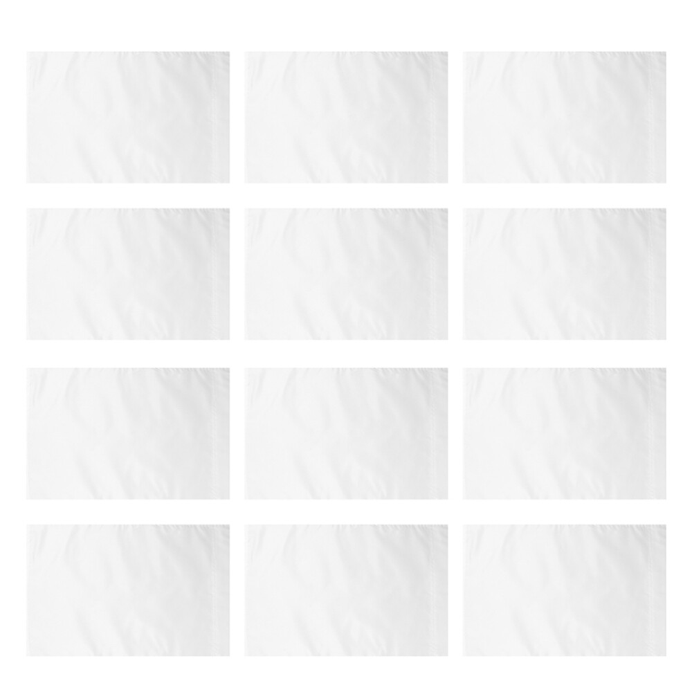 12PCS Blank Garden Flags DIY Making Flag Decors Outdoor Yard Blank Flags New