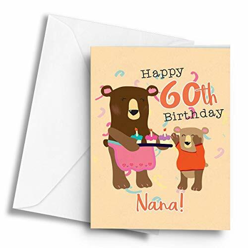 Happy 60th Occasions > Birthday Nana! – A5 Greetings Card