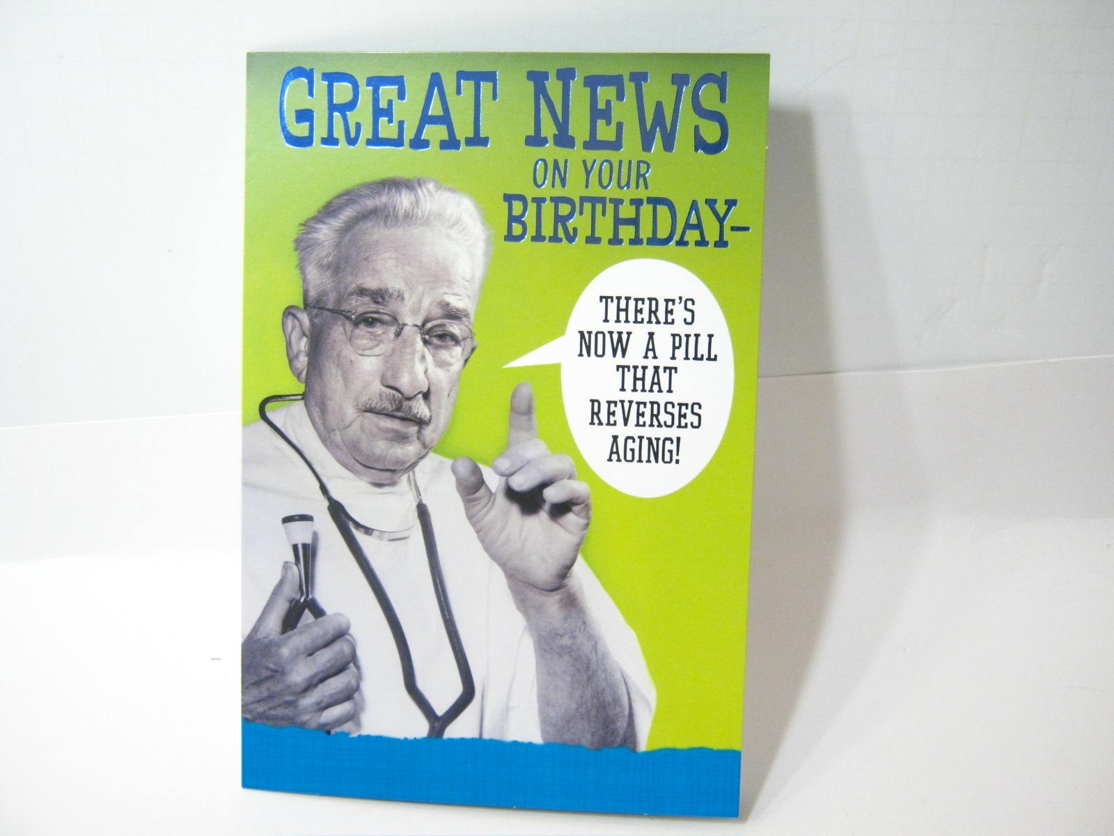 Funny Birthday Greeting Card Friend Brother Sister Co-Worker Mom Dad anyone!