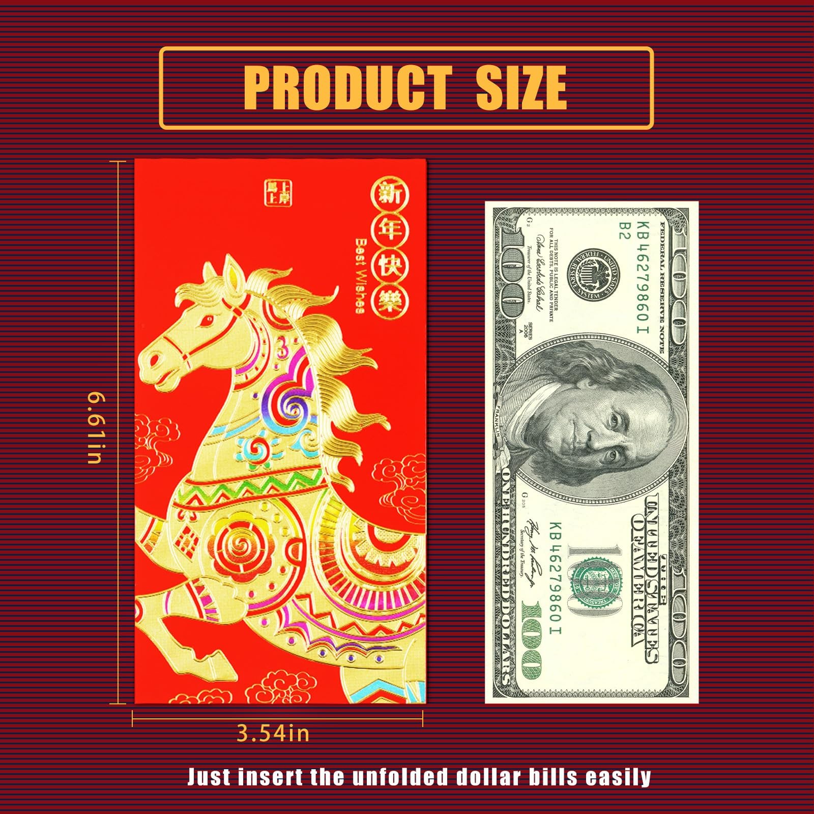Chinese New Year Red Envelopes,Red Envelope Chinese New Year Decorations 2026…
