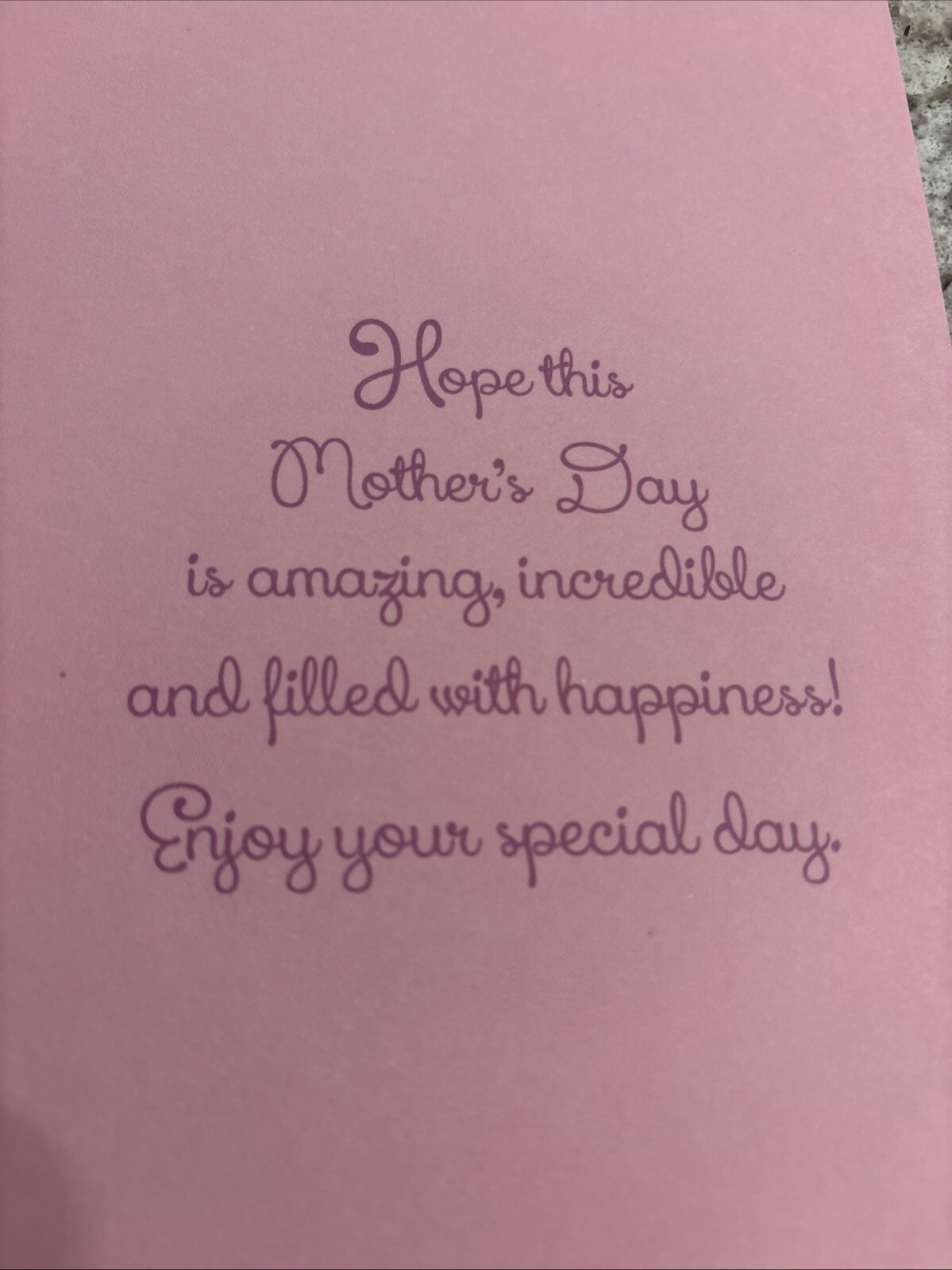 Happy Mother’s Day ❤️ Amazing Incredible Enjoy 5”x7.75″ Stockwell Greeting Card