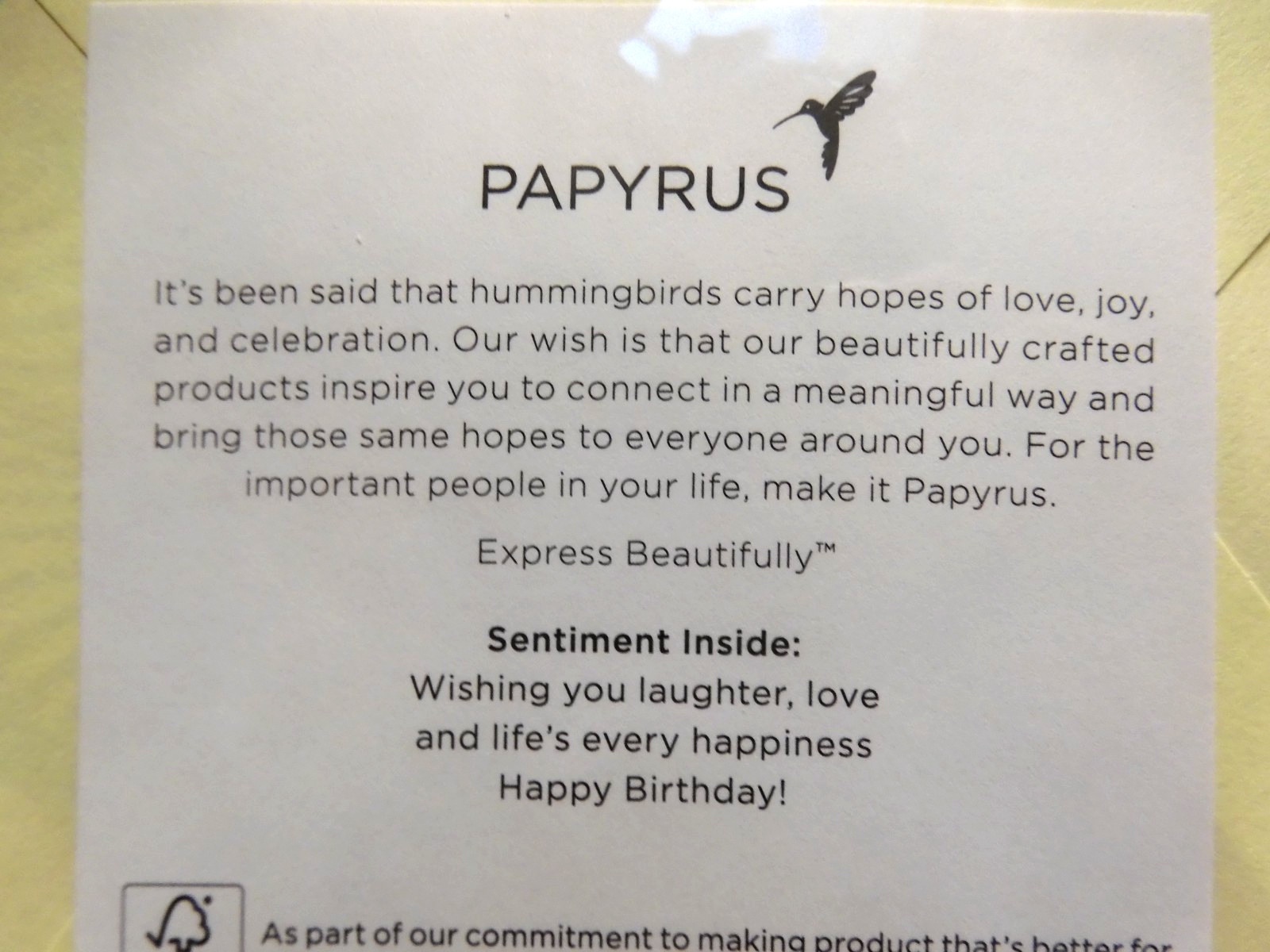 2 Papyrus Cards High Quality Turnowsky Designed Elephant Birthday Happiness
