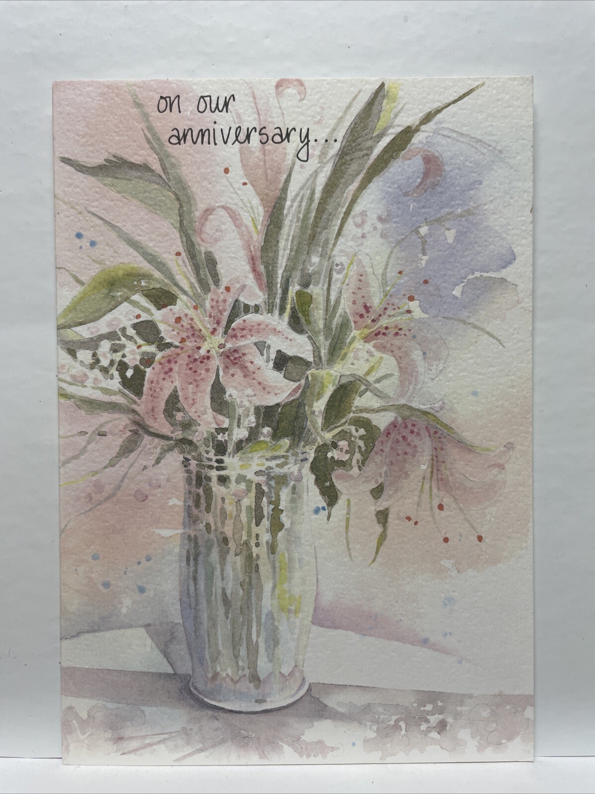 Anniversary Greeting Card Flowers The Greatest Gift is My Love
