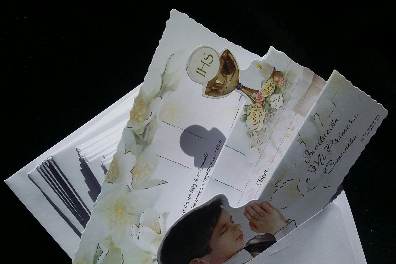 Invitaciones de Primera Comunion (Spanish First Communion Invitations)Nino