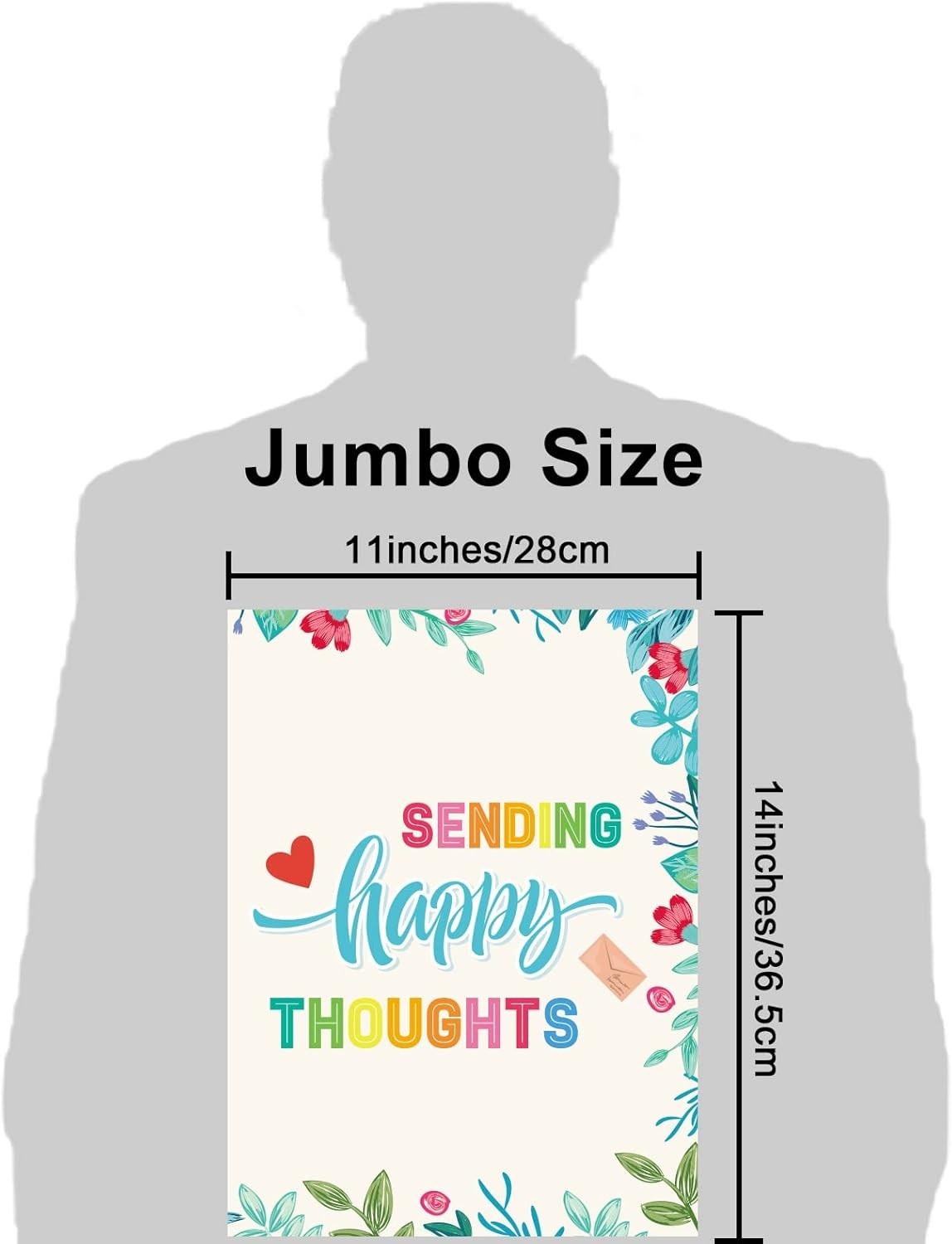 Jumbo Thinking of You Greeting Card with Envelope a Big Huge Miss Giant…