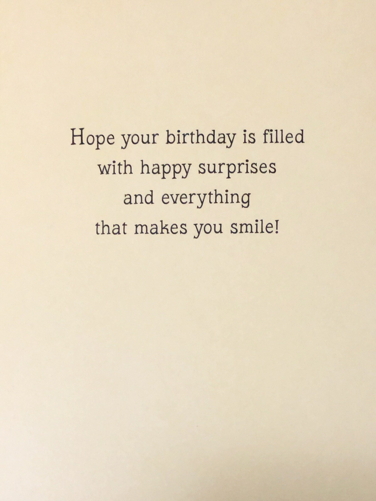 Happy Birthday GrandDaughter Smile 5”x7” Hallmark Greeting Card Grand