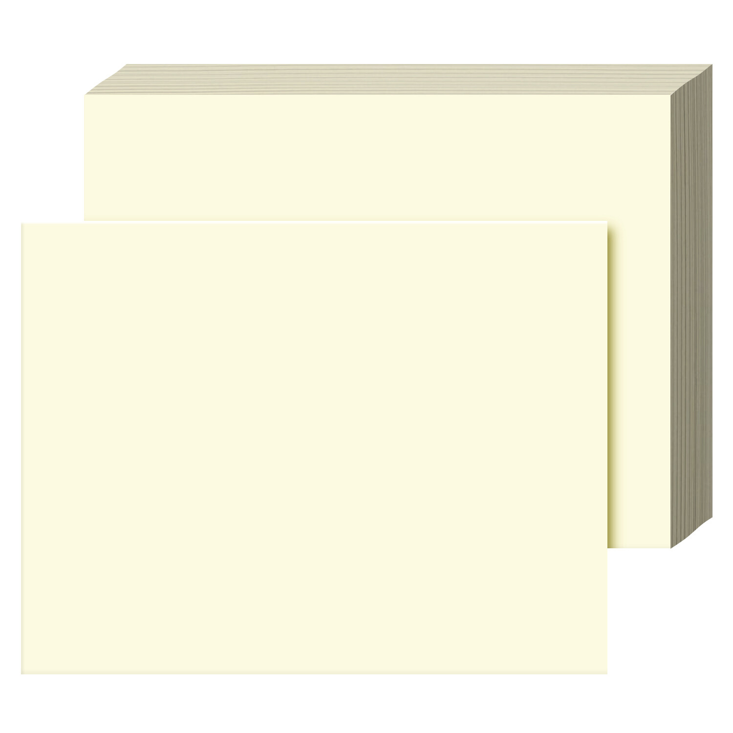 Cream Flat Note Cards – Postcards, Greetings, Invitations – 5 x 7 – 50 per Pack