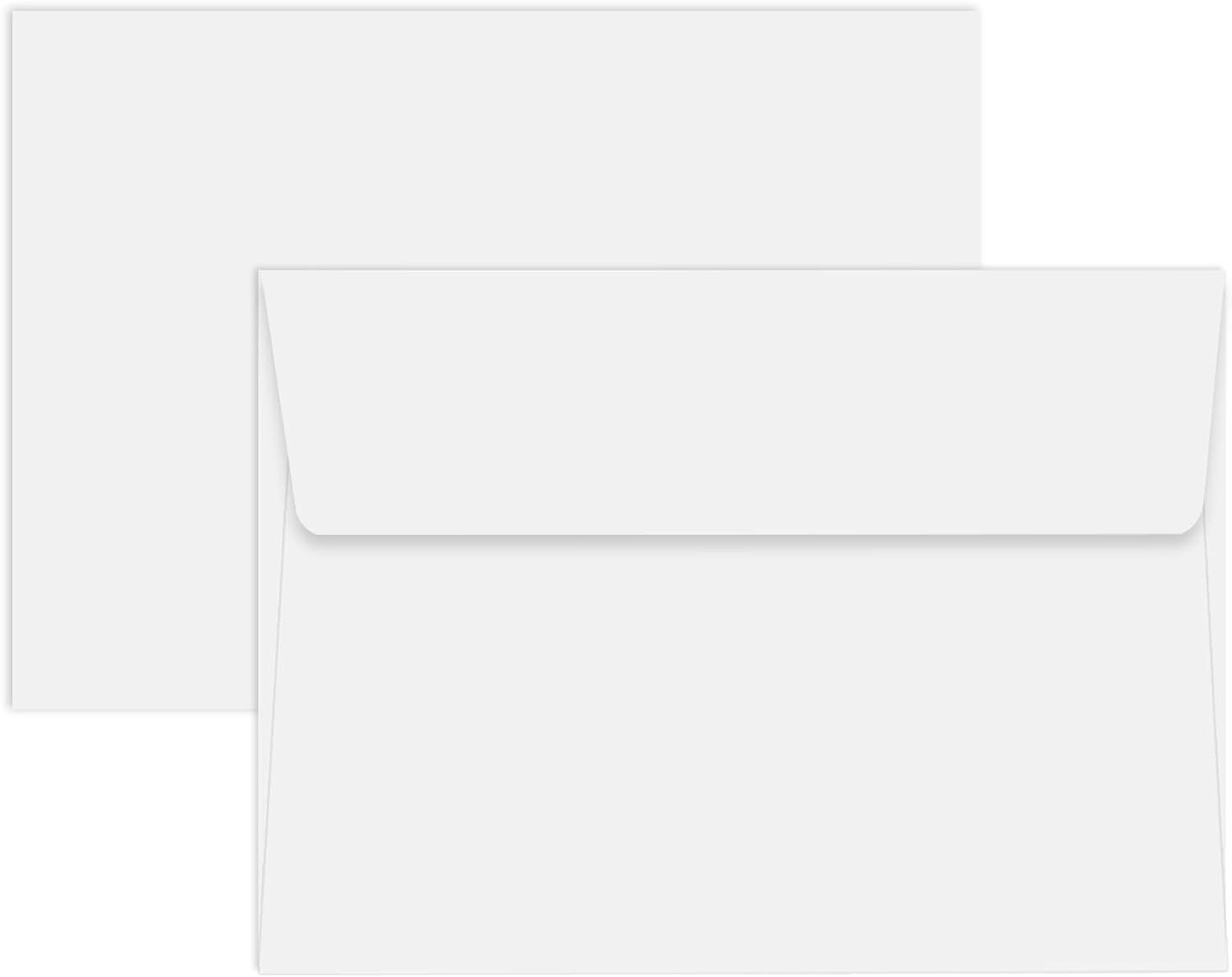 50 Packs of White 4X6 Envelopes for Invitation A6 White Envelopes Self Seal for