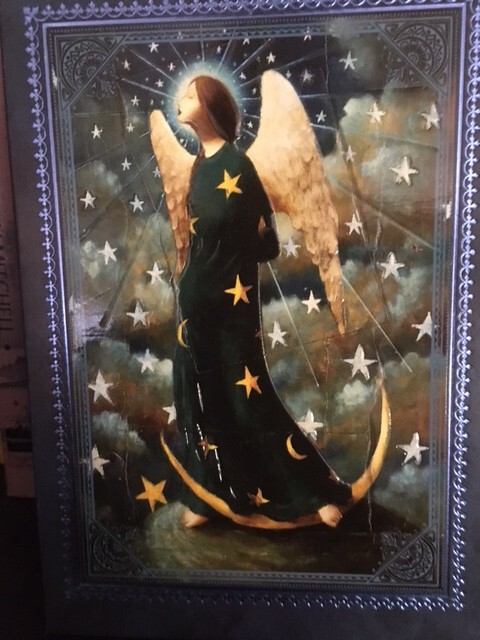 stephen mackey greeting card celestial angel out of print excellent condition
