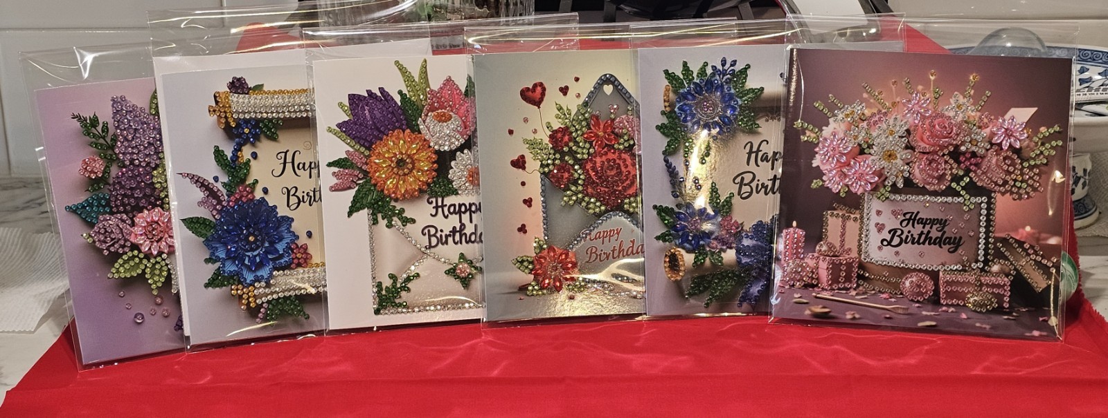 Diamond Art Birthday Cards (DA001bdcrds4)