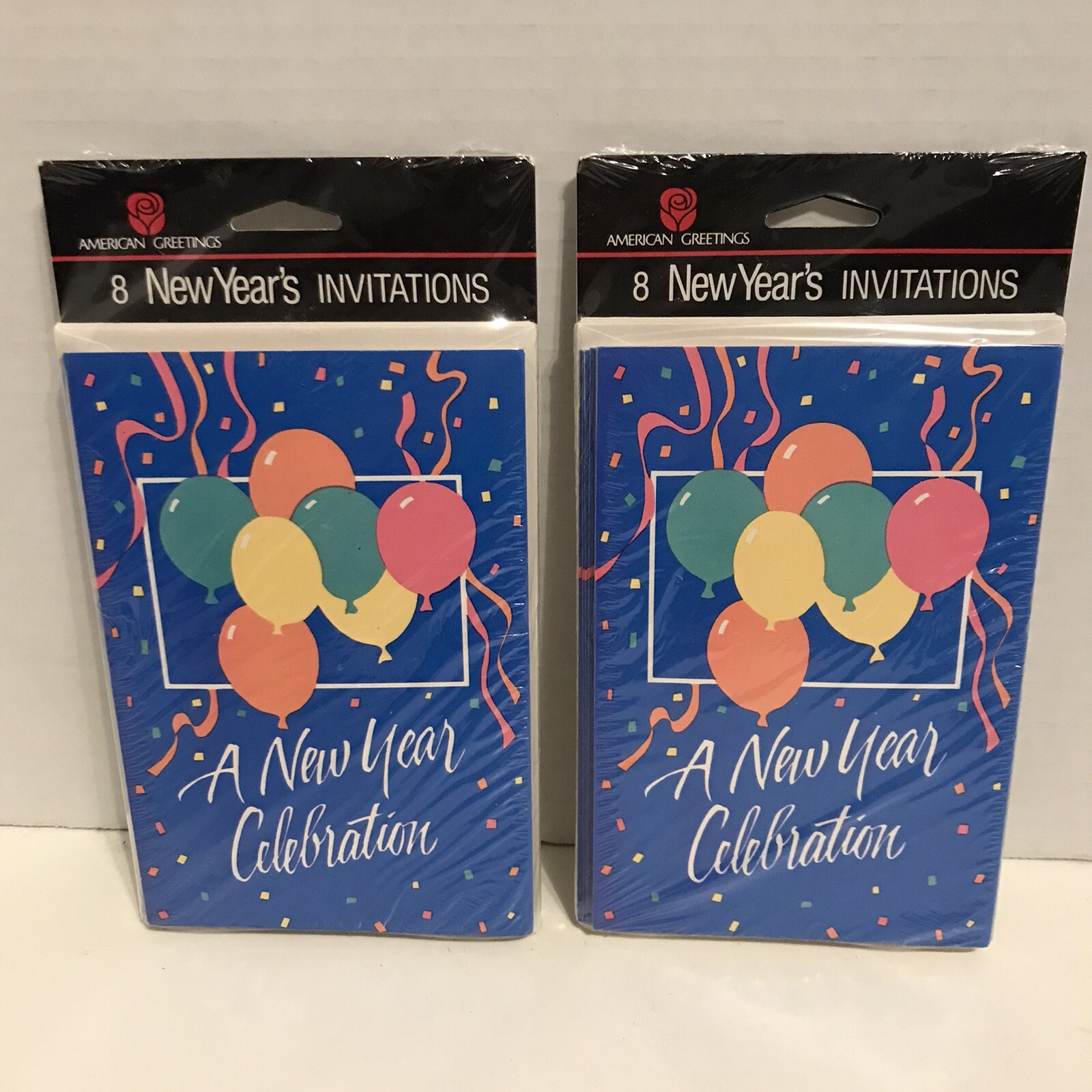 Vintage American Greetings New Year’s Celebration Invitations Lot /2 ~ 16 Total