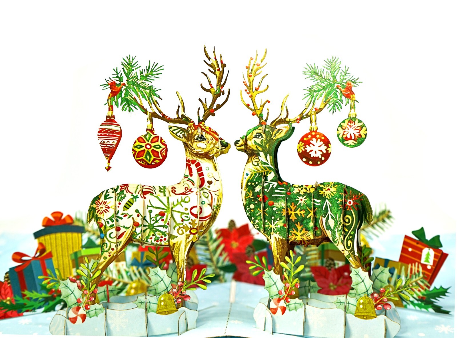 Deer Pop Up Cards Deer, 3D Popup Greeting Cards, for All occasions