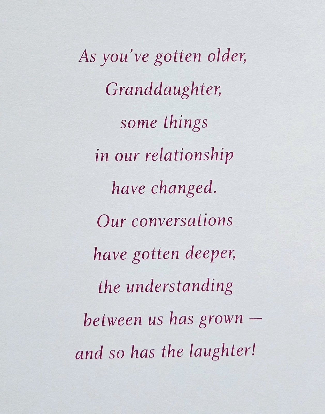 Happy Birthday Granddaughter /Greeting Card Large Format (incl. Envelope 8×5.5″)