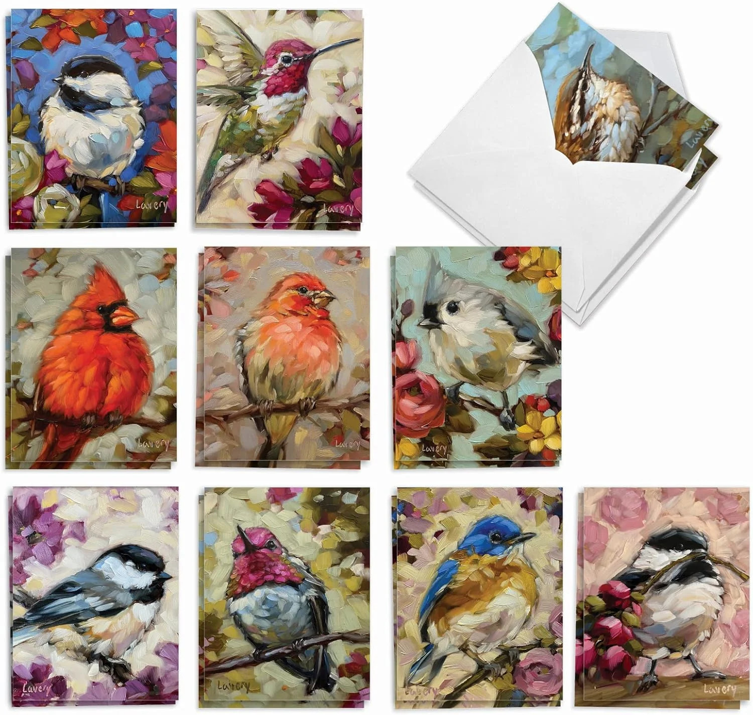 Best Card Co Blank Greeting Cards Birds 20 Assorted Blank Blank All Occasions No