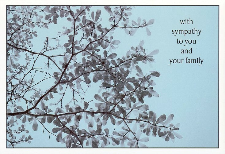 With Sympathy To You And Your Family – 01863