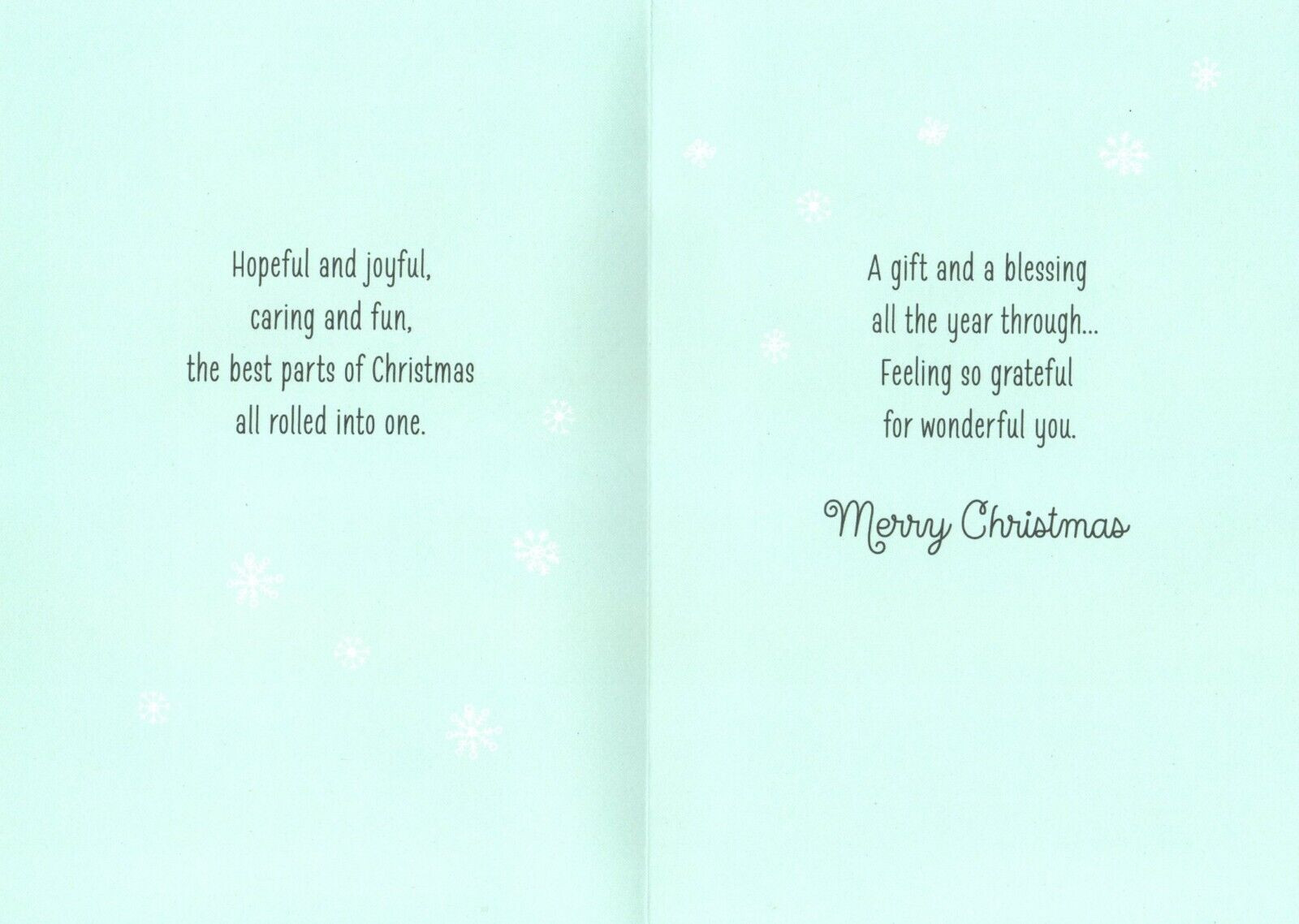 Merry Christmas True Best Friend Friends BFF Neighbor Hallmark Greeting Card