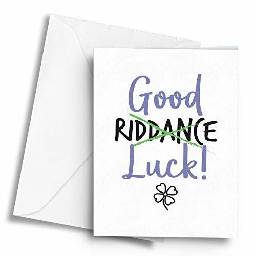 Good (Riddance) Luck! – A5 Greetings Card