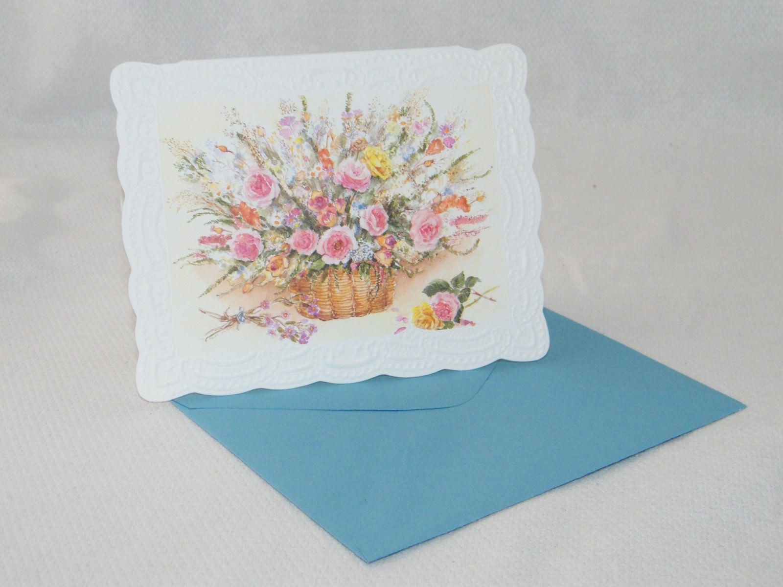 Current / PVA / VFW … Spring / Floral . Blank Note Card w/ Envelope of Choice
