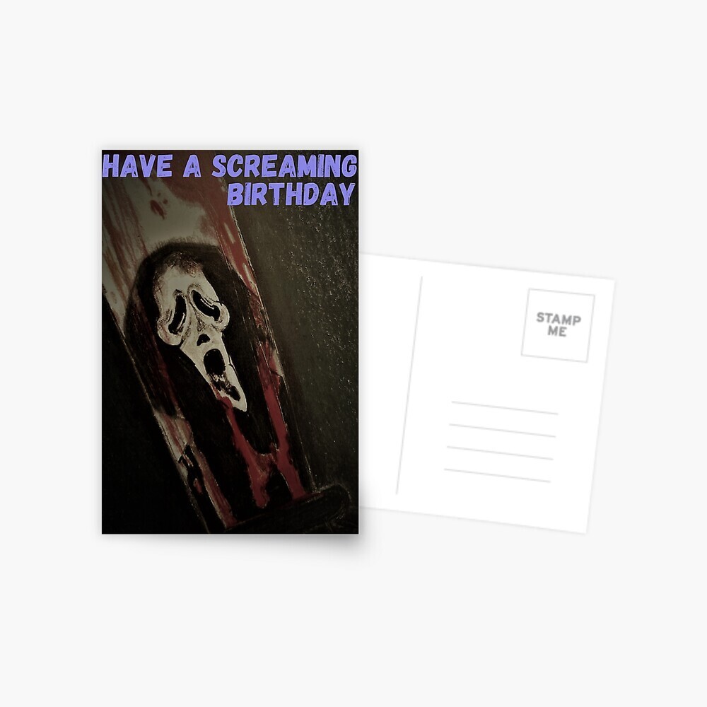 Have A Screaming Birthday Digital Celebration Cards SP MBSB- PRINTING REQ’D
