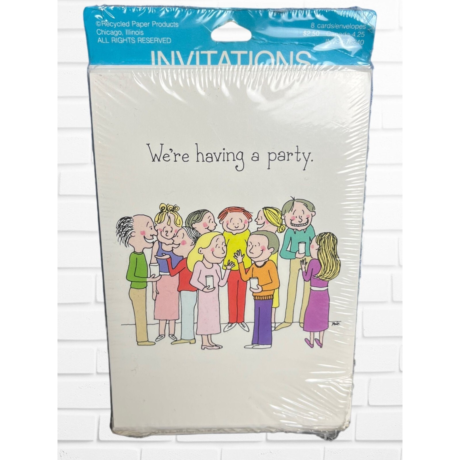 Vintage Party Invitations Dale Cards Party Supply 1980s Funny