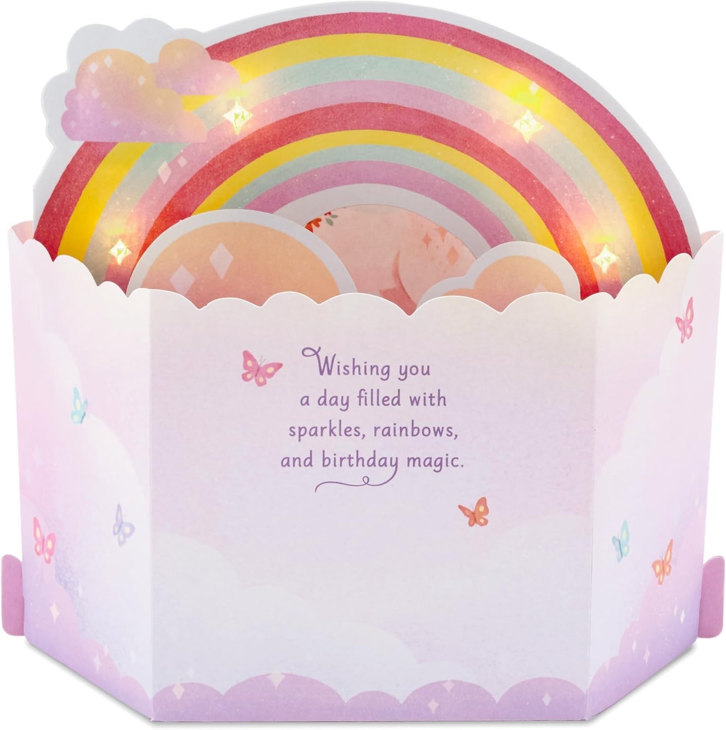 Unique 3D Pop-Up Card with Unicorns and Music – Perfect Gift for Birthdays