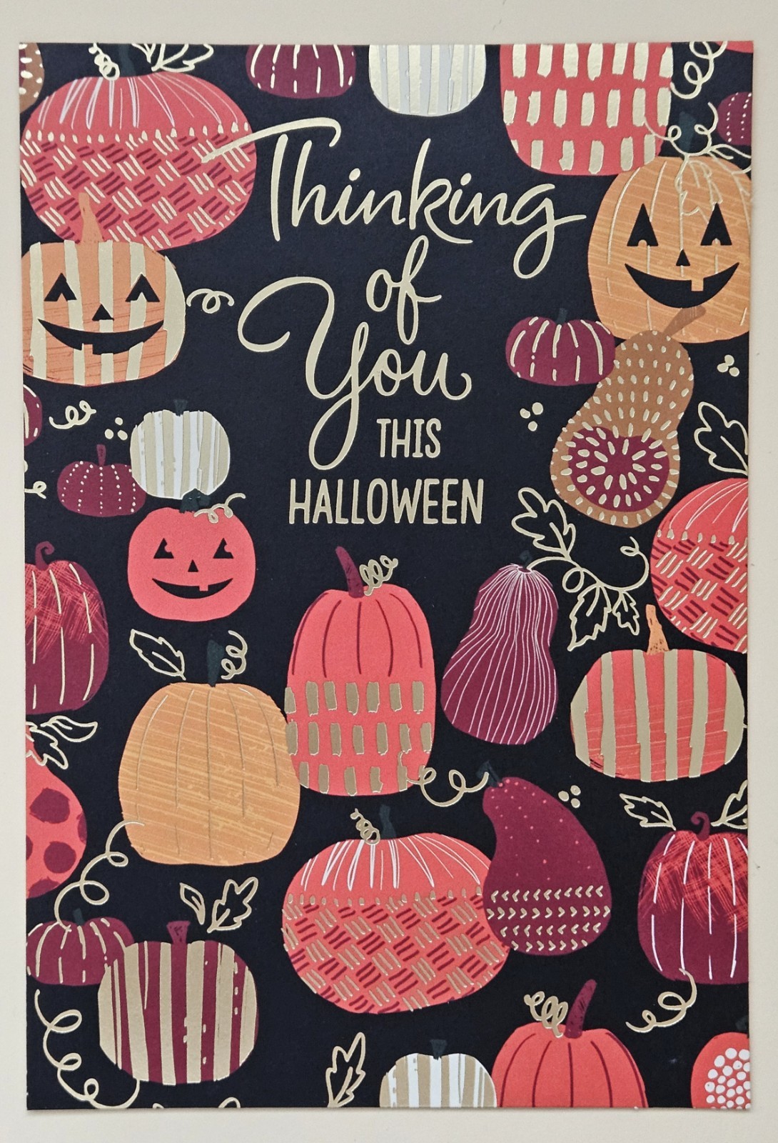 Happy Halloween /Thinking Of You! Greeting Card Large Format (+Envelope 8×5,5″)