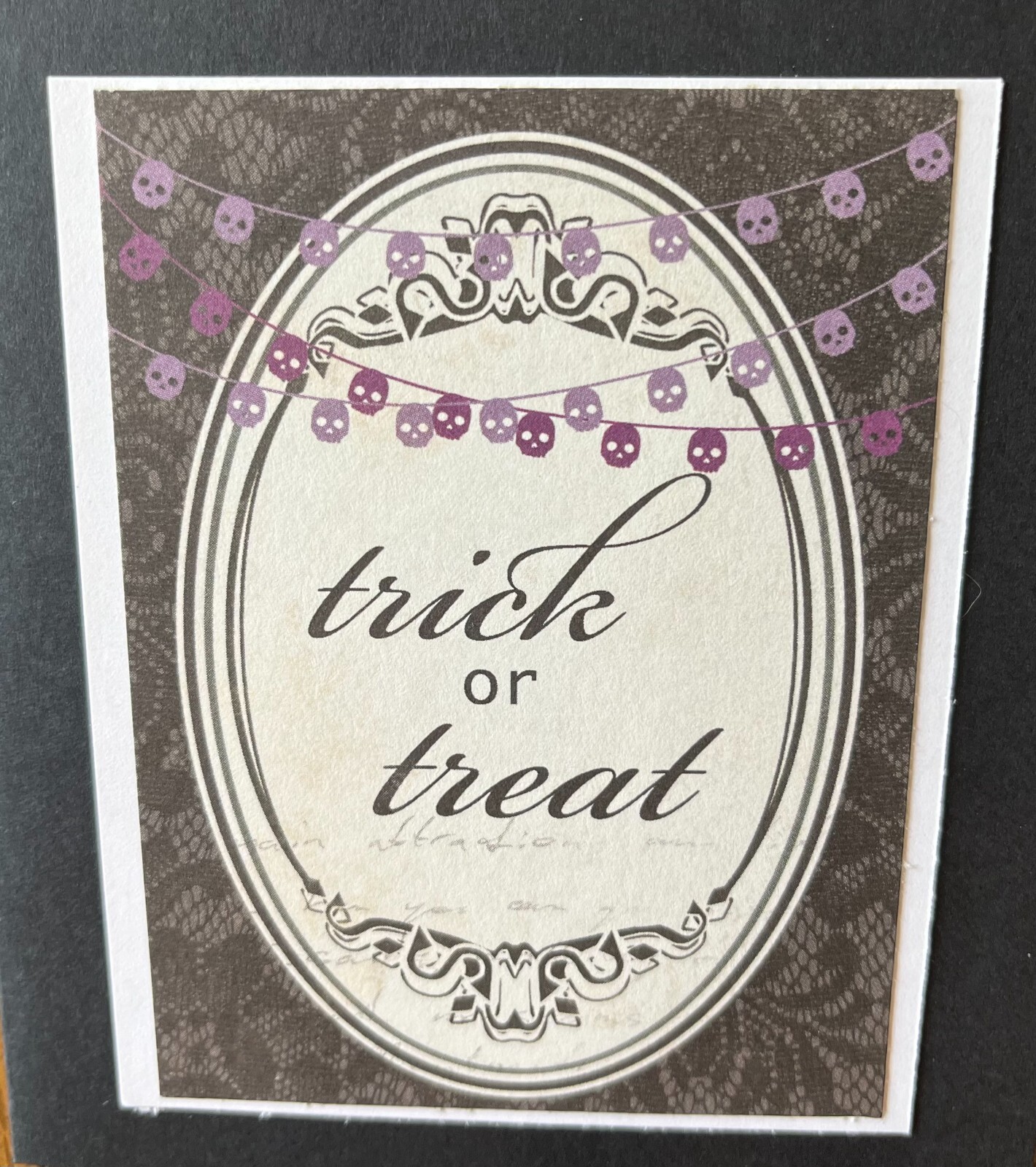 Homemade Halloween Card